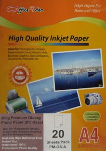 260g Resin Coated Glossy Paper 20pk (PM-GS-A)